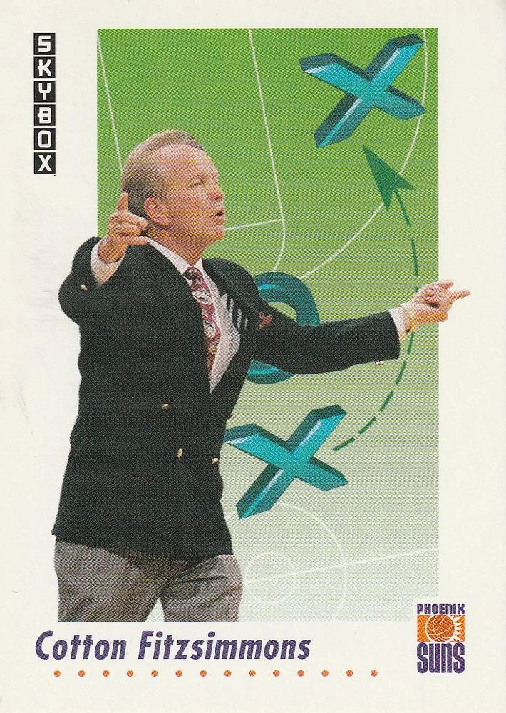 1991-92 SkyBox Cotton Fitzsimmons CO #398 card image