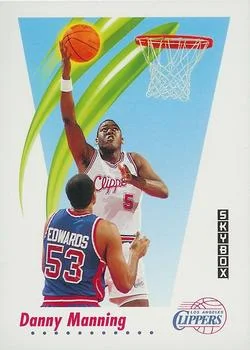 1991-92 SkyBox Danny Manning #127 card image