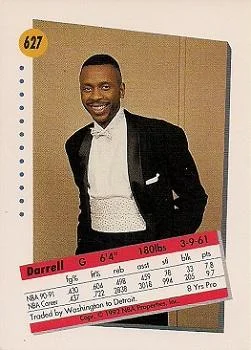 1991-92 SkyBox Darrell Walker #627 card back image