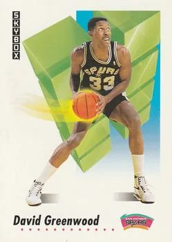 1991-92 SkyBox David Greenwood #258 card image