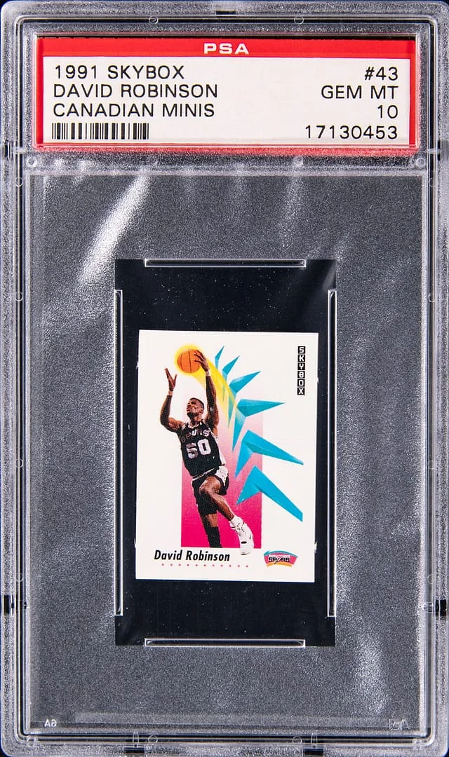 1991-92 SkyBox David Robinson Canadian Minis #43 card image