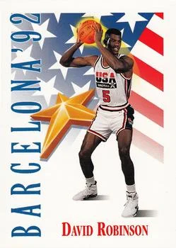1991-92 SkyBox David Robinson USA #538 card image
