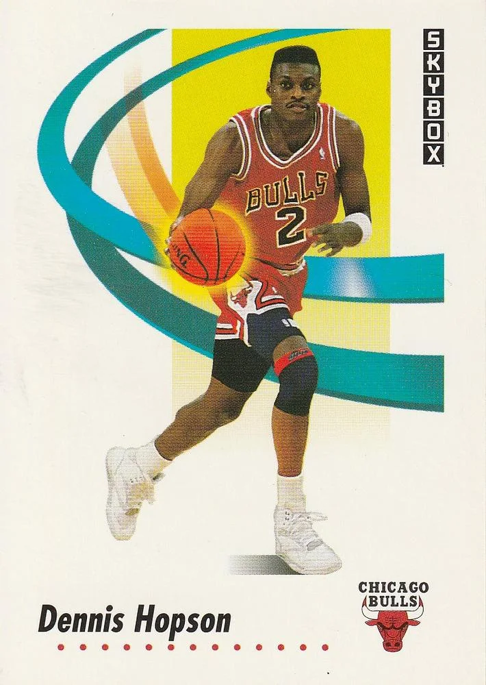 1991-92 SkyBox Dennis Hopson #38 card image