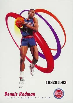 1991-92 SkyBox Dennis Rodman #86 card image