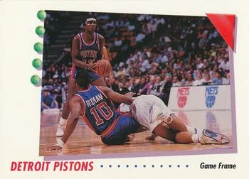 1991-92 SkyBox Dennis Rodman / Isiah Thomas #412 card image