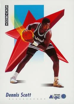 1991-92 SkyBox Dennis Scott #205 card image