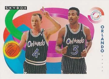 1991-92 SkyBox Dennis Scott / Scott Skiles TW #477 card image
