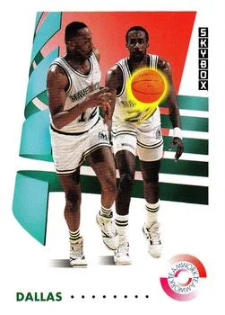 1991-92 SkyBox Derek Harper / Rolando Blackman TW #464 card image