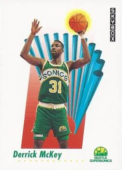 1991-92 SkyBox Derrick McKey #272 card image