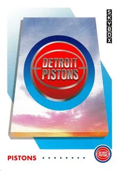 1991-92 SkyBox Detroit Pistons TC #358 card image