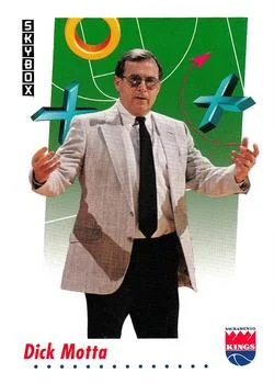 1991-92 SkyBox Dick Motta CO #400 card image
