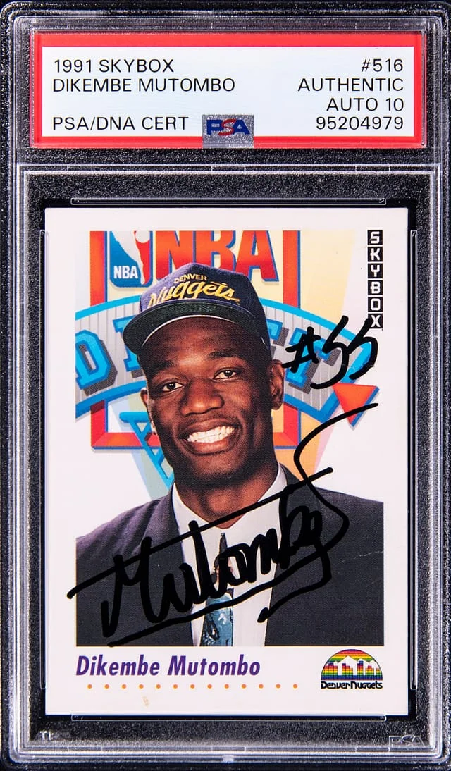 1991-92 SkyBox Dikembe Mutombo #516 card image