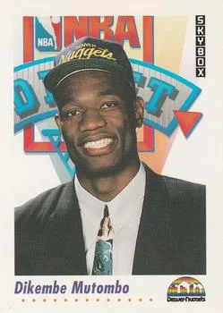 1991-92 SkyBox Dikembe Mutombo DFT #516 card image