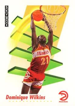 1991-92 SkyBox Dominique Wilkins #10 card image