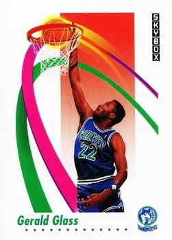 1991-92 SkyBox Gerald Glass #170 card image