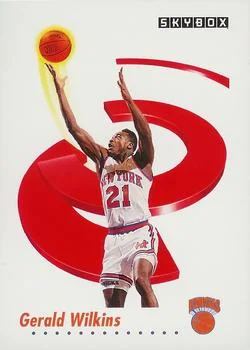 1991-92 SkyBox Gerald Wilkins #198 card image