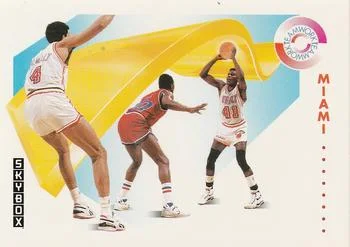 1991-92 SkyBox Glen Rice / Rony Seikaly TW #472 card image