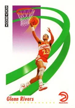 1991-92 SkyBox Glenn Rivers #7 card image