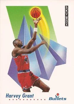 1991-92 SkyBox Harvey Grant #291 card image