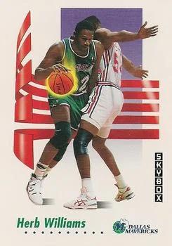 1991-92 SkyBox Herb Williams #66 card image