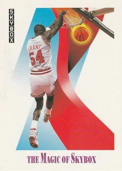 1991-92 SkyBox Horace Grant MAG #566 card image