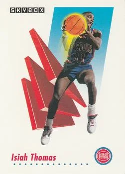 1991-92 SkyBox Isiah Thomas #88 card image