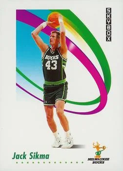 1991-92 SkyBox Jack Sikma #165 card image