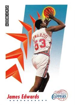 1991-92 SkyBox James Edwards #630 card image