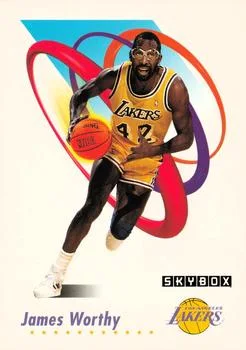 1991-92 SkyBox James Worthy #143 card image