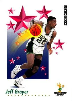 1991-92 SkyBox Jeff Grayer RS #500 card image
