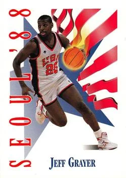 1991-92 SkyBox Jeff Grayer USA #550 card image
