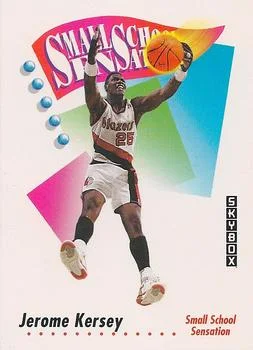 1991-92 SkyBox Jerome Kersey SMALL #604 card image