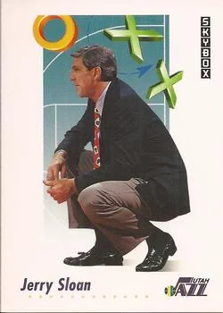 1991-92 SkyBox Jerry Sloan CO #403 card image