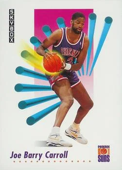 1991-92 SkyBox Joe Barry Carroll #221 card image