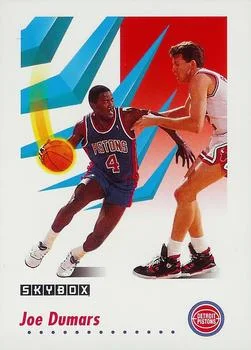 1991-92 SkyBox Joe Dumars #81 card image