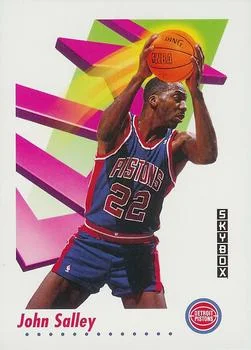 1991-92 SkyBox John Salley #87 card image