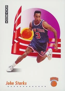 1991-92 SkyBox John Starks #194 card image