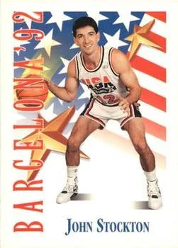 1991-92 SkyBox John Stockton USA #539 card image