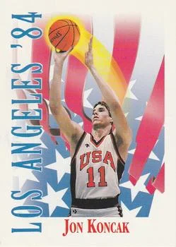 1991-92 SkyBox Jon Koncak USA #559 card image