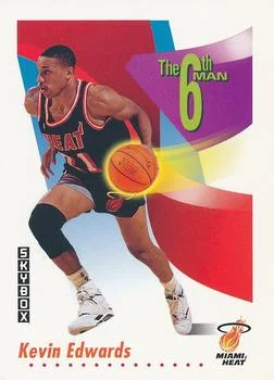 1991-92 SkyBox Kevin Edwards SM #445 card image