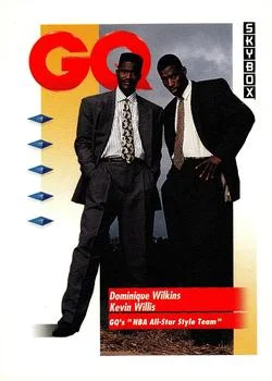 1991-92 SkyBox Kevin Willis / Dominique Wilkins GQ #326 card image