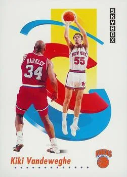 1991-92 SkyBox Kiki Vandeweghe #196 card image