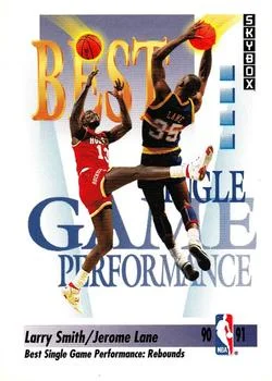 1991-92 SkyBox Larry Smith / Jerome Lane BSGP #309 card image