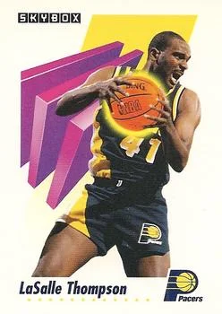 1991-92 SkyBox LaSalle Thompson #119 card image