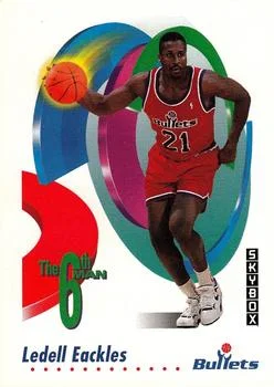 1991-92 SkyBox Ledell Eackles SM #458 card image