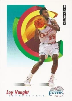 1991-92 SkyBox Loy Vaught #132 card image