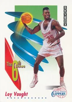 1991-92 SkyBox Loy Vaught SM #443 card image