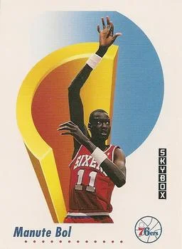 1991-92 SkyBox Manute Bol #212 card image