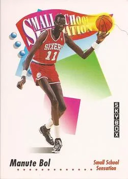 1991-92 SkyBox Manute Bol SMALL #603 card image