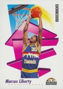 1991-92 SkyBox Marcus Liberty #72 card image